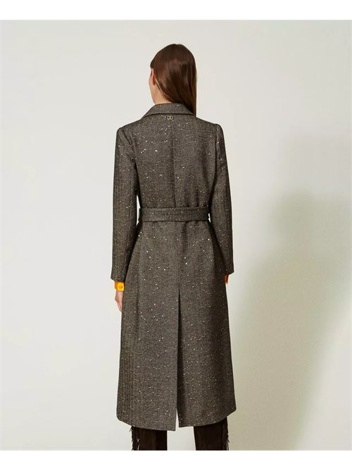 cappotto donna grigio TWINSET | TT2032/11085